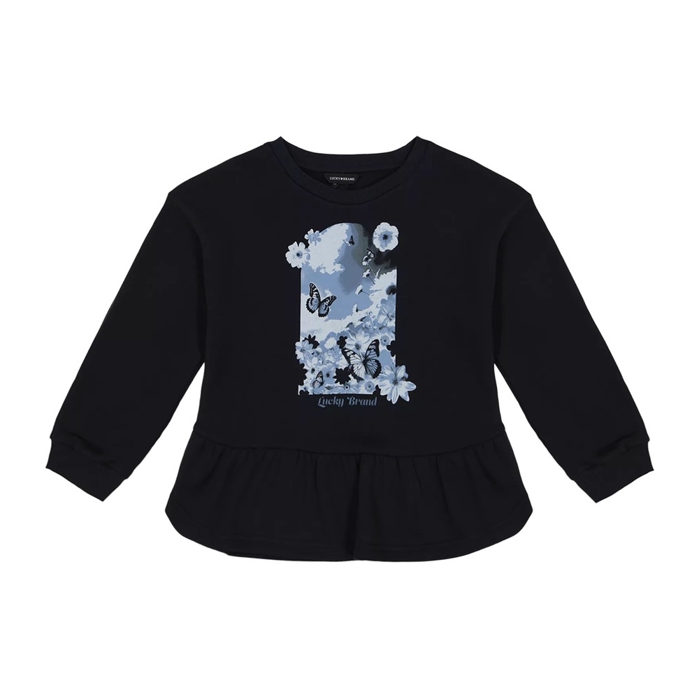 NWT Lucky‎ Brand Crew Neck Pullover Sweatshirt XL Z19